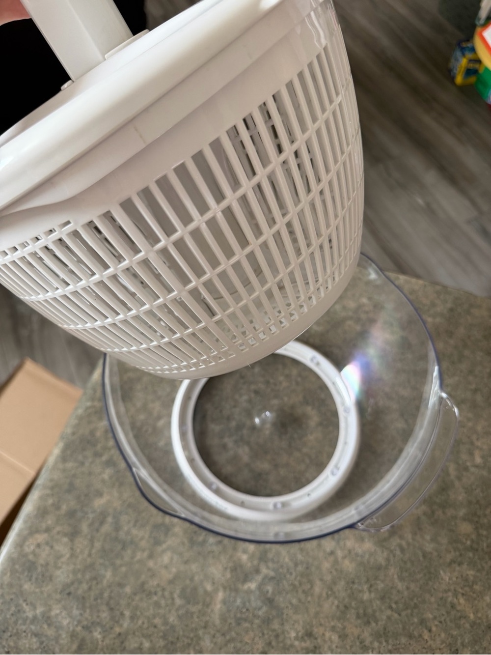 KitchenAid White Salad Spinner - Picture 3 of 5